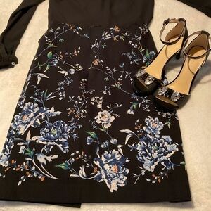 WHBM Print Skirt
